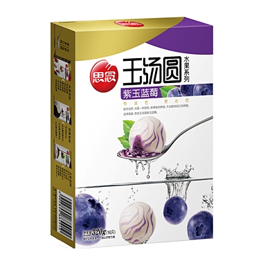 大连思念水果汤圆 紫玉蓝莓320g团购