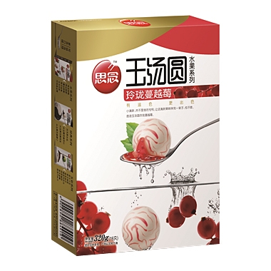 大连思念水果汤圆 玲珑蔓越莓320g团购